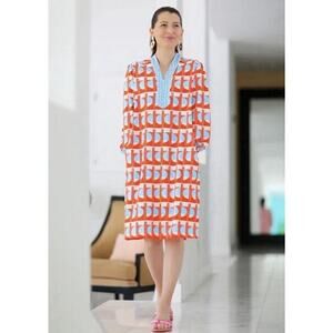 J McLaughlin Emer Shift Dress Womens Size Medium NWT $288